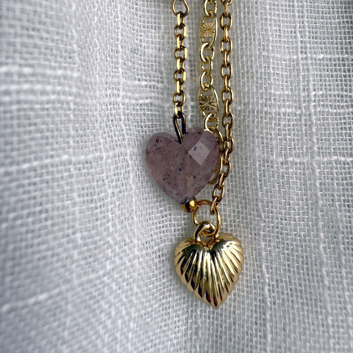 Heartline Drops Earrings